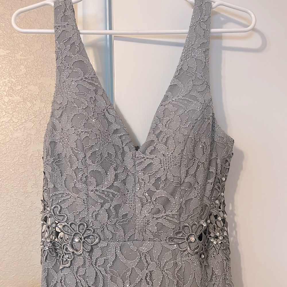 Windsor grey full length gown